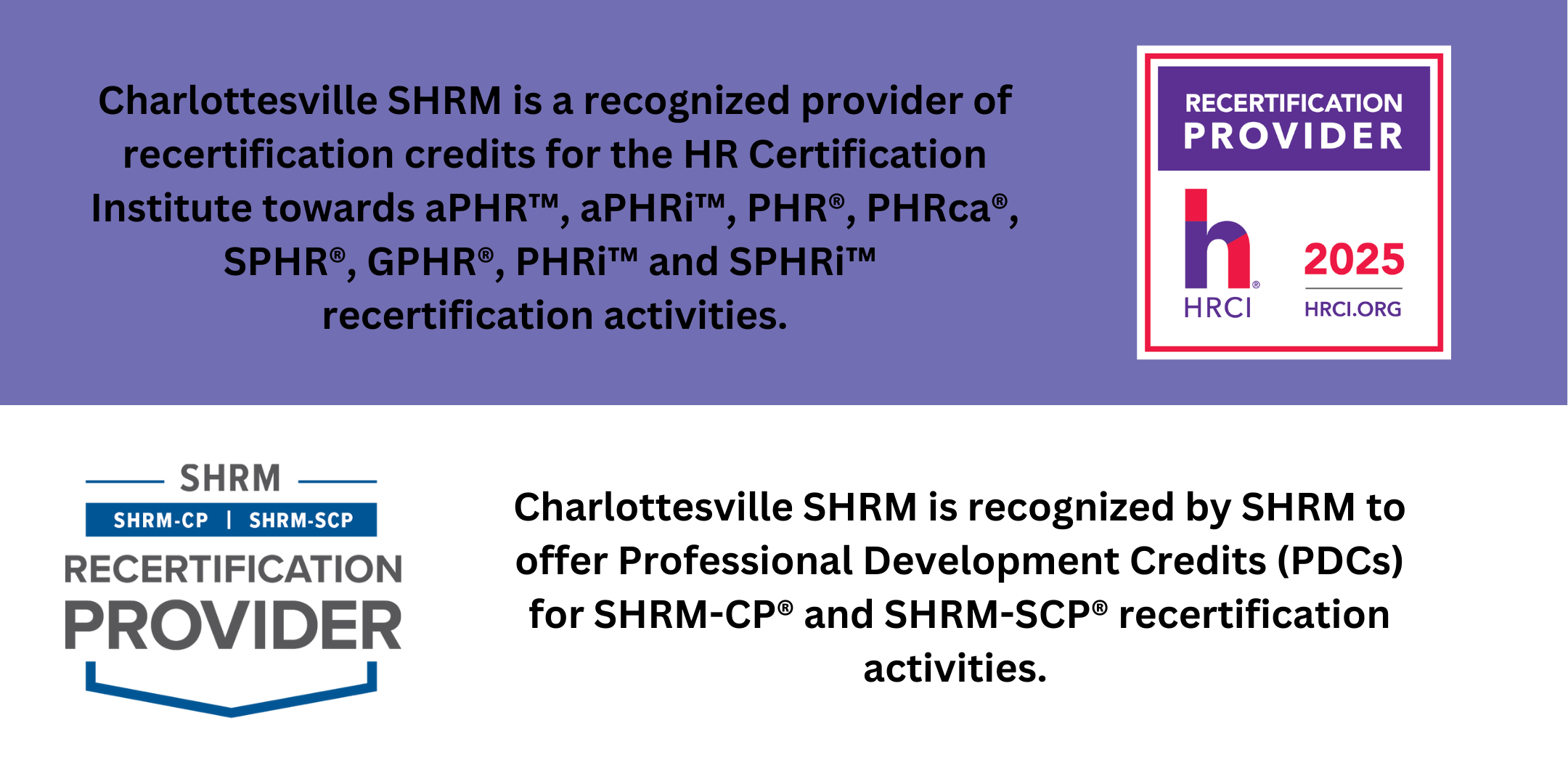 Certification Disclaimer